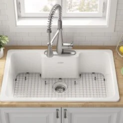 American Standard | Quince 33" Drop In Single Basin Cast Iron Kitchen Sink -Faucet american standard 77sb 33223 alternate image 389