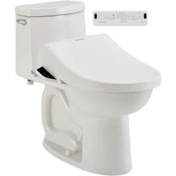 American Standard | Advanced Clean 2.0 SpaLet™ Elongated Heated Bidet Seat With Remote Control Operation And Slow Close Hinges -Faucet american standard 8012a80grc lifestyle image 7