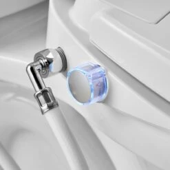 American Standard | AquaWash 2.0 SpaLet Elongated Closed Front Manual Bidet Seat -Faucet american standard 8019a60gpc alternate image 408