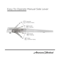 American Standard | AquaWash Elongated Soft Close Bidet Seat -Faucet american standard 8033 a65g alternate image 50