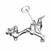 American Standard | Wall Mounted Double Handle Service Faucet With Top Spout Brace