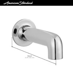 American Standard | Studio S 6 Inch Slip-On Non-Diverter Tub Spout -Faucet american standard 8888 316 alternate image 219