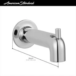 American Standard | Studio S 6-1/8" Integrated Diverter Tub Spout -Faucet american standard 8888 319 alternate image 225