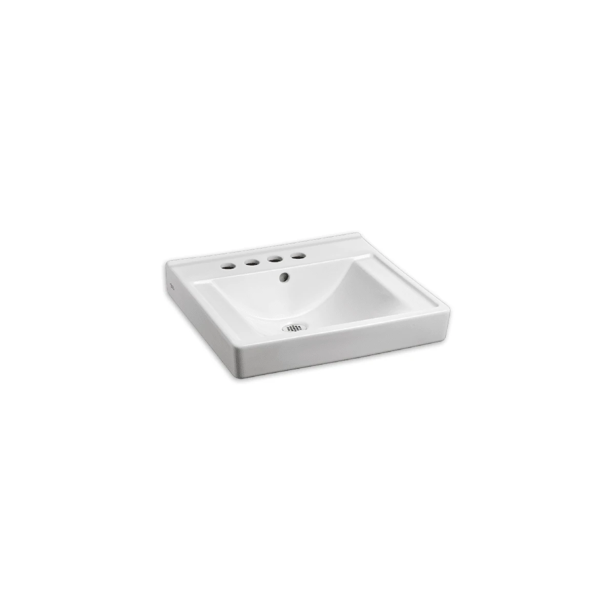 American Standard | Decorum 20" Wall Mounted Bathroom Sink With EverClean Surface, Left Hand Soap Dispenser Hole, And Overflow 3 American Standard | Decorum 20" Wall Mounted Bathroom Sink With EverClean Surface, Left Hand Soap Dispenser Hole, And Overflow
