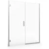 American Standard | Shower Door Collection 72" High X 59-9/16" Wide Hinged Frameless Shower Door With Clear Glass -Faucet american standard am00812400 006 6246912