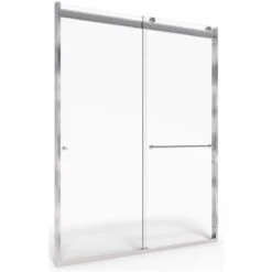 American Standard | Shower Door Collection 70" High X 60" Wide Sliding Framed Shower Door With Clear Glass