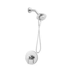 American Standard | Studio S Pressure Balanced Shower System With Shower Head, Hand Shower, Shower Arm, Hose, Diverter, And Valve Trim