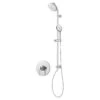 American Standard | Studio S Pressure Balanced Shower System With Shower Head, Hand Shower, Slide Bar, Shower Arm, Hose, Wall Supply Elbow, Diverter, And Valve Trim -Faucet american standard studio s sv 4 002 9187738