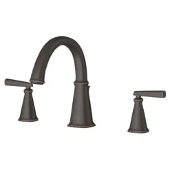 American Standard | Edgemere Deck Mounted Roman Tub Filler With Built-In Diverter -Faucet american standard t018 900 close up bronze 2