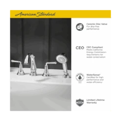 American Standard | Delancey Deck Mounted Roman Tub Filler With Built-In Diverter 21 American Standard | Delancey Deck Mounted Roman Tub Filler With Built-In Diverter -Faucet american standard t052 900 alternate image 243