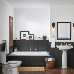 American Standard | Delancey Deck Mounted Roman Tub Filler With Built-In Diverter - Includes Hand Shower -Faucet american standard t052 901 alternate image 489