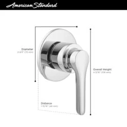 American Standard | Studio S Single Handle 2 Or 3 Function Diverter Valve Trim -Faucet american standard t105 430 alternate image 254