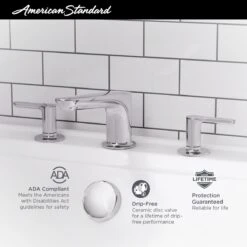 American Standard | Studio S Deck Mounted Roman Tub Filler With Built-In Diverter 19 American Standard | Studio S Deck Mounted Roman Tub Filler With Built-In Diverter -Faucet american standard t105 900 alternate image 257