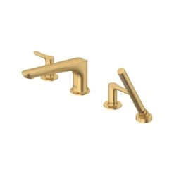 American Standard | Studio S Deck Mounted Roman Tub Filler With Built-In Diverter - Includes Hand Shower -Faucet american standard t105 901 alternate image 260