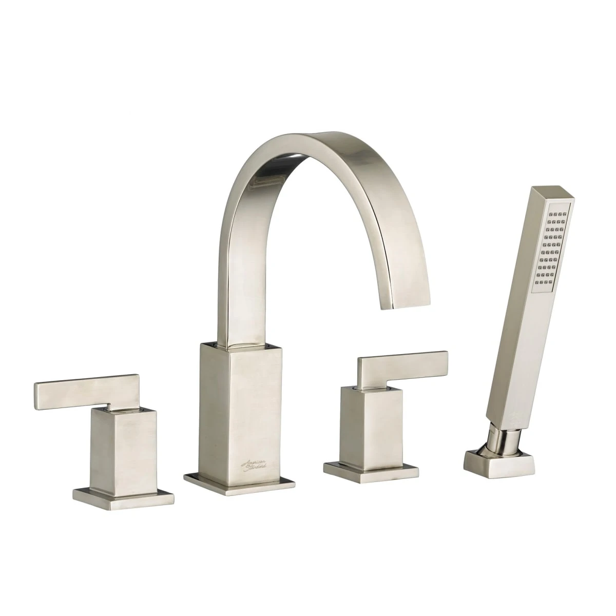 American Standard | Times Square Deck Mounted Roman Tub Filler With Built-In Diverter - Includes Hand Shower 3 American Standard | Times Square Deck Mounted Roman Tub Filler With Built-In Diverter - Includes Hand Shower