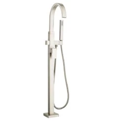 American Standard | Floor Mounted Tub Filler With Built-In Diverter - Includes Hand Shower