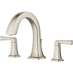 American Standard | Townsend Deck Mounted Roman Tub Filler With Built-In Diverter 11 American Standard | Townsend Deck Mounted Roman Tub Filler With Built-In Diverter -Faucet american standard t353 900 close up brushed nickel 63