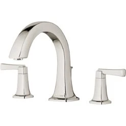 American Standard | Townsend Deck Mounted Roman Tub Filler With Built-In Diverter 9 American Standard | Townsend Deck Mounted Roman Tub Filler With Built-In Diverter -Faucet american standard t353 900 close up nickel 61