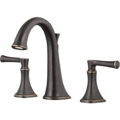 American Standard | Estate Deck Mounted Roman Tub Filler With Built-In Diverter -Faucet american standard t722 900 close up bronze 97