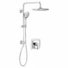American Standard | Townsend Pressure Balanced Shower System With Shower Head, Hand Shower, Slide Bar, Shower Arm, Hose, Wall Supply Elbow, Diverter, Rough-In And Valve Trim