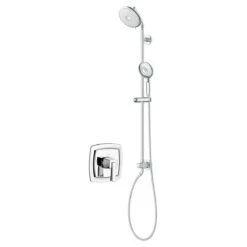 American Standard | Townsend Pressure Balanced Shower System With Shower Head, Hand Shower, Slide Bar, Shower Arm, Hose, Wall Supply Elbow, Diverter, And Valve Trim