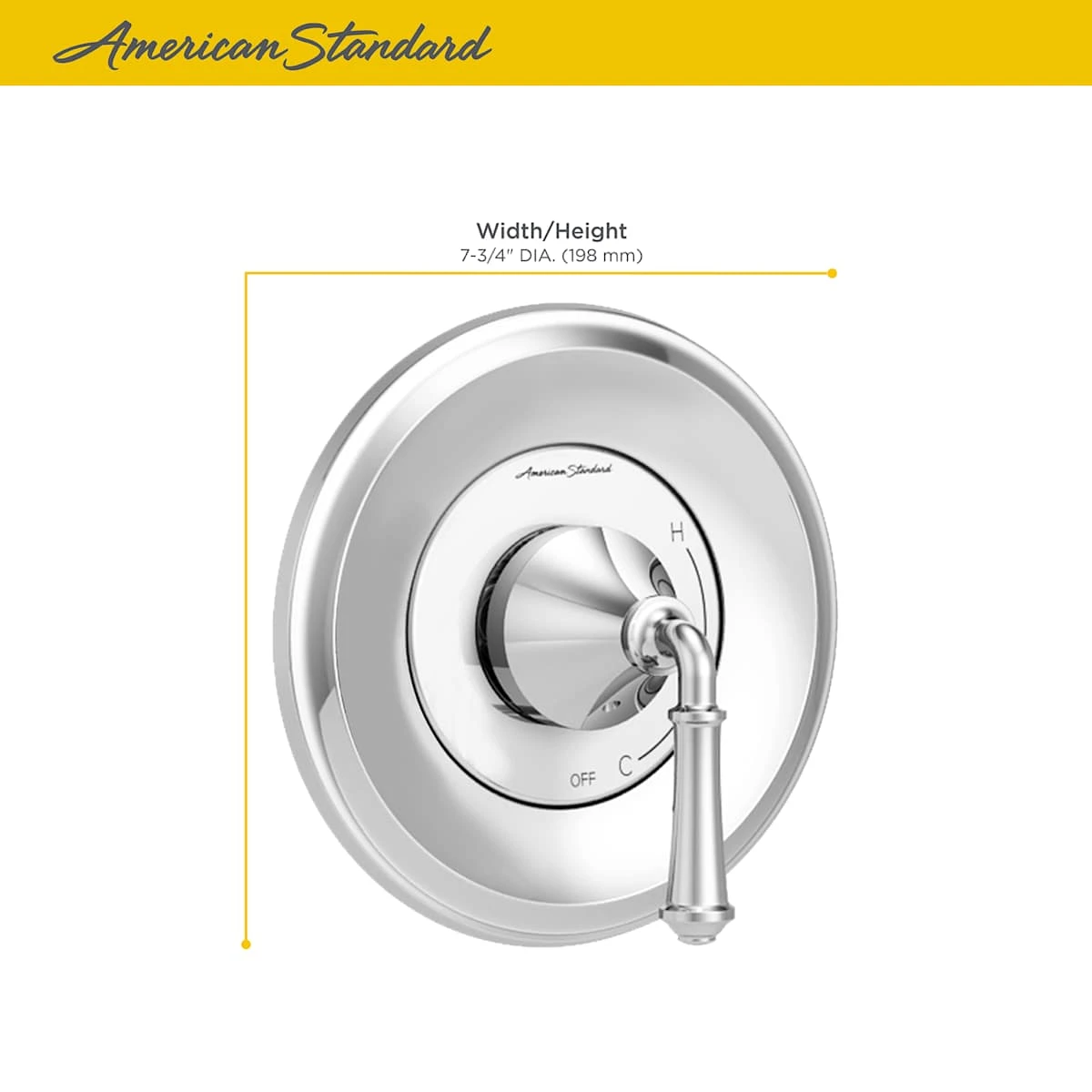 American Standard | Delancey Shower Only Trim Package With 1.8 GPM Multi Function Shower Head 10 American Standard | Delancey Shower Only Trim Package With 1.8 GPM Multi Function Shower Head - Image 8