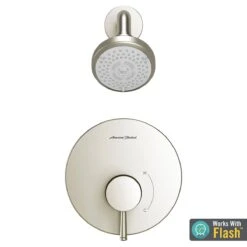 American Standard | Serin Shower Only Trim Package With 1.75 GPM Multi Function Shower Head -Faucet american standard tu064 507 front view brushed nickel 49
