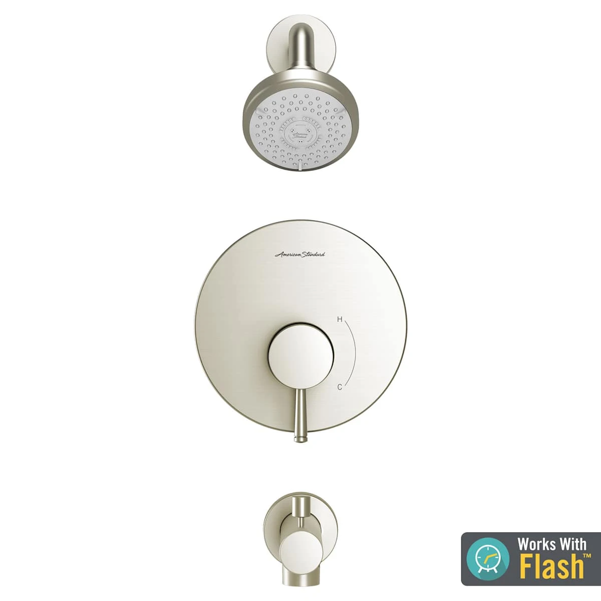 American Standard | Serin Tub And Shower Trim Package With 1.75 GPM Multi Function Shower Head 5 American Standard | Serin Tub And Shower Trim Package With 1.75 GPM Multi Function Shower Head - Image 3
