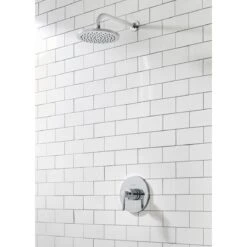 American Standard | Studio S Shower Only Trim Package With 2.5 GPM Single Function Shower Head -Faucet american standard tu105 501 lifestyle view polished chrome 124