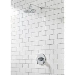 American Standard | Studio S Shower Only Trim Package With 1.75 GPM Single Function Shower Head -Faucet american standard tu105 507 lifestyle view polished chrome 125