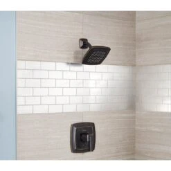 American Standard | Townsend Shower Only Trim Package With 1.75 GPM Single Function Shower Head -Faucet american standard tu353 507 lifestyle view legacy bronze 152