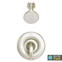 American Standard | Reliant 3 Shower Only Trim Package With 1.75 GPM Single Function Shower Head -Faucet american standard tu385 507 front view brushed nickel 25
