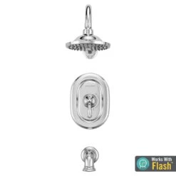 Faucet -Faucet american standard tu440 502 front view polished chrome 10