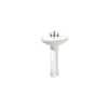 American Standard | Cadet Pedestal Vitreous China Bathroom Sink With 3 Pre-Drilled 8" Widespread Faucet Holes - Pedestal Base Included -Faucet american standard 0236 811 020 127