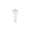 American Standard | Tropic Petite Pedestal Bathroom Sink With Pedestal, 4" Centers, 21" Length And Overflow -Faucet american standard 0403 400 020 237