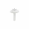 American Standard | 8" Centers, 3 Faucet Hole Pedestal Sink From The Boulevard Series