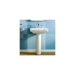 American Standard | 8" Centers, 3 Faucet Hole Pedestal Sink From The Boulevard Series -Faucet american standard 0641 800 application sho 267