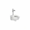 American Standard | Afwall 1.1 GPF Elongated One-Piece Toilet With Top Spud And Selectronic Flushometer - Less Seat