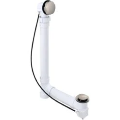 American Standard | Cadet 66" Acrylic Soaking Bathtub For Free Standing Tub With Center Drain - Tub Filler, Hand Shower And Drain Included -Faucet american standard 2764014 alt img 1