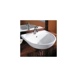 American Standard | Mezzo 19" Wide Drop In Bathroom Sink Without Overflow -Faucet american standard 9960 904 application sho 459