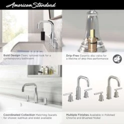 American Standard | Serin Widespread Bathroom Faucet With Speed Connect Technology -Faucet as serin bath20faucet infographics 2064831 3