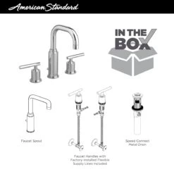 American Standard | Serin Widespread Bathroom Faucet With Speed Connect Technology -Faucet as serin bath20faucet infographics 2064831 5