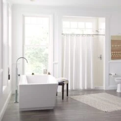 American Standard | Townsend 68" Free Standing Soaking Bathtub With Center Drain -Faucet b 2691004020 townsend freestanding tub 3