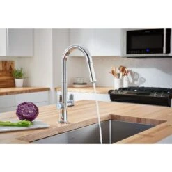 American Standard | Beale 1.5 GPM Single Hole Pull Down Kitchen Faucet With MeasureFill Technology -Faucet b 4931360002 1