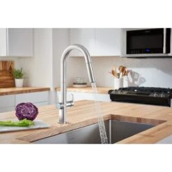 American Standard | Beale 1.5 GPM Single Hole Pull Down Kitchen Faucet With MeasureFill Technology -Faucet b 4931360075
