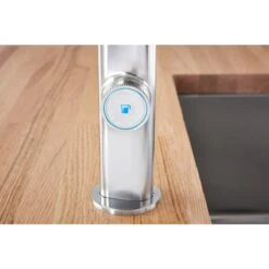 American Standard | Beale 1.5 GPM Single Hole Pull Down Kitchen Faucet With MeasureFill Technology -Faucet b 4931360075 button