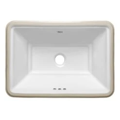 American Standard | Estate 19-3/4" Undermount Vitreous China Bathroom Sink With Overflow 12 American Standard | Estate 19-3/4" Undermount Vitreous China Bathroom Sink With Overflow -Faucet clean 0483.000.020