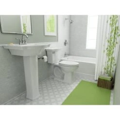 American Standard | Estate Bathroom Package With 24" Pedestal Sink And Widespread Bathroom Faucet -Faucet family bath final 1 3