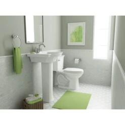 American Standard | Estate Bathroom Package With 24" Pedestal Sink And Widespread Bathroom Faucet -Faucet half bath final 3