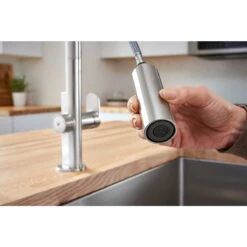 American Standard | Beale 1.5 GPM Single Hole Pull Down Kitchen Faucet With MeasureFill Technology -Faucet l 4931360075 nozzle